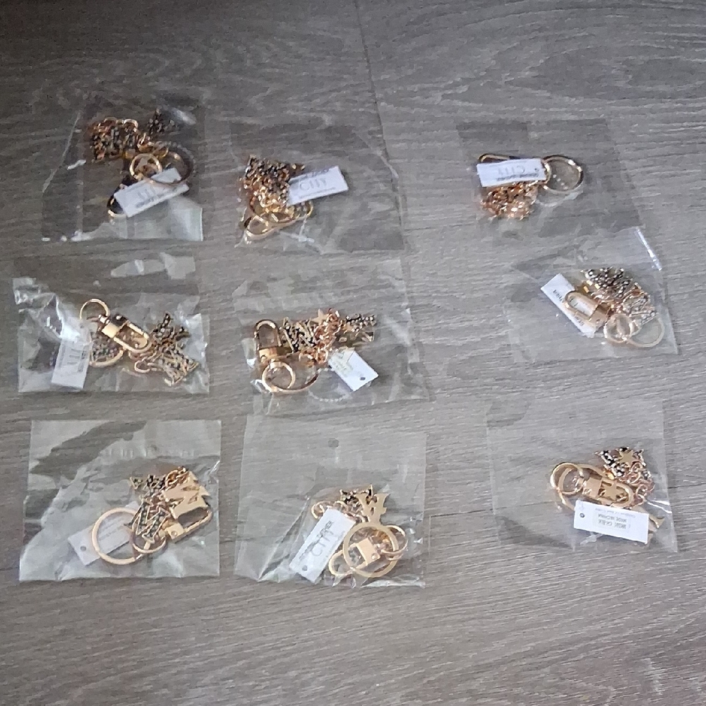 Gold Keychain Sets
